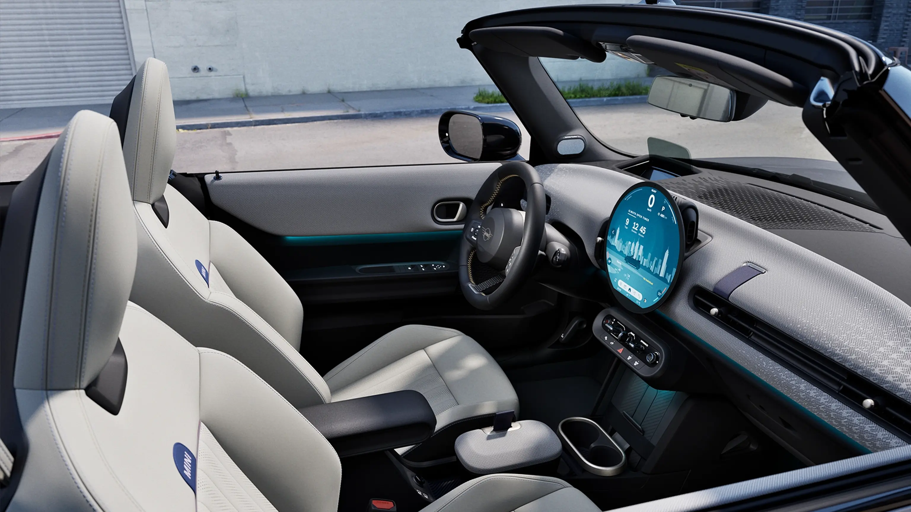 MINI Cooper Cabrio – interiør – høydepunkter