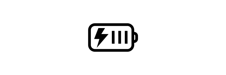 Helelektriske MINI – lading – batteriikon